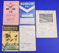 1949/50 New Brighton v Barrow Div. 3 (N) home match programme 15 April 1950 plus away programmes