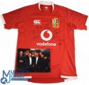 1997 British and I Lions' Reunion, Signed Jersey and Photo (2): Good 10
