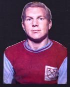 Bobby Moore 1966 England World Cup captain magazine (head and shoulders cut out) photo in West Ham