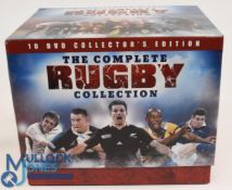10 DVD boxed set, unopened, The Complete Rugby Collection: Fine selection inc six Lions tours,