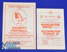 1989 Mike Duxbury testimonial fund Accrington Stanley v Manchester Utd (ex-reds) 9 April 1989