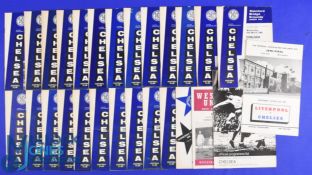 1964/65 Chelsea home match programmes league (17), FAC matches Northampton Town, Spurs, Peterborough