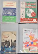 Collection of international match programmes to include England v Scotland 1947, 1949, 1951, 1953,