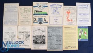 Selection of Gateshead away match programmes at 1950/51 Southport, 1952/53 Bradford PA, 1952/53
