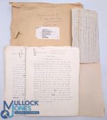 Original Typed Manuscript for Billy Bost Story the Biography of the great Billy Boston, the Welshman
