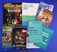 1969-2009 Tours from/to S Africa etc Rugby Programmes (9): v Swansea 1969 and 1994, v Cardiff and