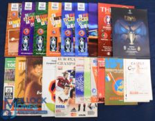 Collection of Big match programmes to include Euro'96 programmes Group A (3 matches), Groups A and B