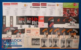 Manchester Utd FAYC home match programmes 1955/56 Bexley Heath and Welling, 1956/57 Blackburn