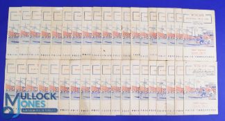 1953-54 Wigan Home R League Programmes (Qty): All or nearly all the Central Park issues for that