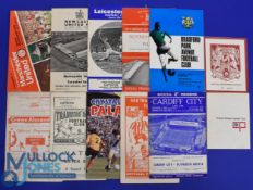 Selection of POSTPONED football match programmes 1977/78 Manchester Utd v Manchester City (4