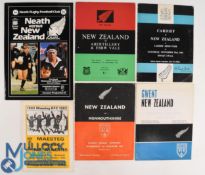 1963-89 NZ in Wales Rugby Programmes (6): 1963 v Abertillery/E Vale and v Cardiff; 1967 v
