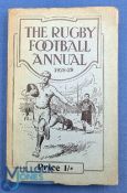 1928-9 Rugby Football Annual: Full, detailed, careful and interesting compact annual. S/back,good