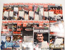 2005/2006 Manchester Utd complete league season home programmes (19) plus match tickets (11);