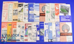 Selection of 1950s football programmes to include 1950/51 Walsall v Tamworth (FAC), 1951/52
