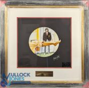 George Best: Where Did It All Go Wrong - Original Art by Stewart W Beckett, signed by George Best,