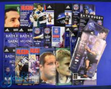 1997-2002 Bath RFC Rugby Programmes and Brochures (35): Collection of 35 including v Wasps 1998,