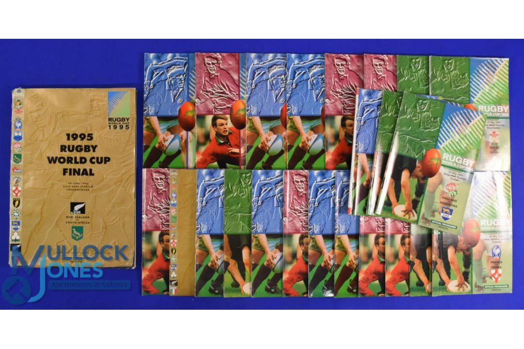 1995 RWC Final etc Rugby Programmes (24): 'The Golden Book': much sought after, biggest issue from