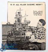 Period Busby Babes Signed Cutting Tommy Taylor