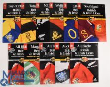 2005 British and I Lions Rugby Programmes (11): Full set of eleven large glossy issues from the NZ