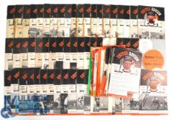 Collection of Manchester Utd home match programmes 1947/48 Huddersfield Town, Burnley (poor), 1948/