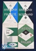 Ireland Home Rugby Programmes 1959-61 (4): Lovely quartet from Dublin: v France 1959, Scotland and S