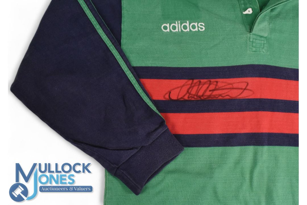 1997 British and I Lions, Austin Healey's signed Green Official Training/Leisure Jersey: Large - Image 2 of 3