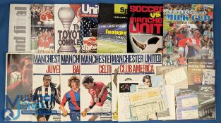 Manchester United Related Tournament Programmes, a mixed lot to include Champions World Series
