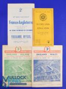 1950 England's Rugby Programmes (4): The homes v Wales (Welsh Grand Slam season) and Ireland and