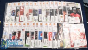 2016-2017 Manchester United Football Programmes Homes, League, Cup Champions League - most with
