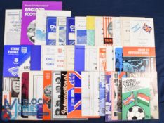 Comprehensive collection of England U23's home match programmes 1955 Italy (1st home game at Chelsea