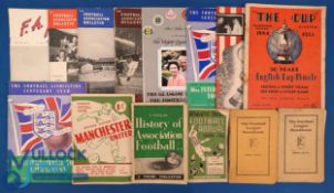 Selection of football publications to include 1948 Official History of Manchester United Famous