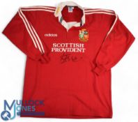 1997 British and I Lions, Scott Gibbs Signed Match Damaged Jersey: Terrific, the great centre and