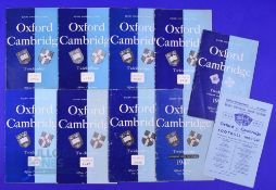 1945-1954 Varsity Match Rugby Programmes (10): Last of the small blue 4pp foldover examples for