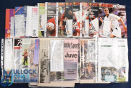 2002/2003 Manchester Utd Champions League homes Olympiakos, Basel, Juventus, Zagreb, Real Madrid,