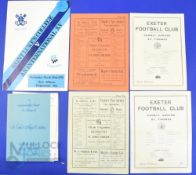 St Luke's Coll Exeter Rugby Selection (6): Large programme for St Luke's v International XV at