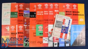 Wales etc v Tourists Rugby Programmes 1951-99 (27): Wales v S Africa 1951, 60, 70 and 99 (1st new