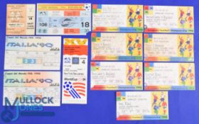 Selection of England international match tickets to include 1966 World Cup England v Uruguay 11 July