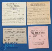 1970 Rugby Tickets, NZ in S Africa (4): From the renowned tour, issues - all different - from the