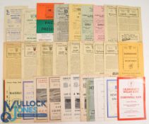 Mostly 1945-60s Welsh Rugby Clubs Programme Selection (30): Nine different home clubs, many old