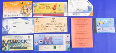 Selection of match tickets 2006 UEFA Cup final Sevilla v Middlesbrough (Eindhoven), 2003 UEFA Cup