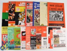 1983 British and I Lions Rugby Programmes (18): Full set of 18, inc of course all four tests, from
