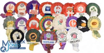 Rugby Rosettes (15): Grand selection of these old fans' favourites in the colours of a host of the