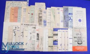 Large collection of Non-League football match programmes to include 1913/1914 Hoffman Athletic v