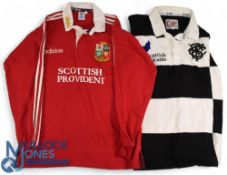 Modern Rugby Replica Jerseys (2): Nice pair of Barbarians classic style (extra large), and scarlet