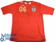 1966-2006 Commemorative Limited Edition England Football Shirt - signed by Booby Charton, unused