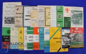 1951-94 S African Tourists Rugby Programmes (21): Super selection, v Barbarians 1952 (plus rare '
