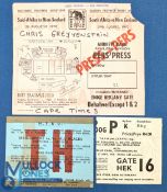 1970 Rugby Tickets, SA v NZ Tests (3): From the 1st, 3rd and 4th Tests, at Pretoria, Port