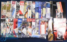 2003/2004 Manchester Utd compete league season away match programmes (19) + match tickets (18-less