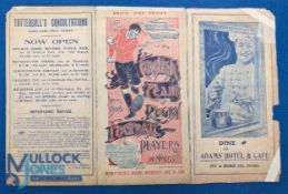 Rare 1904 New South Wales v British 'Lions' Rugby Programme: Marvellous survivor from the early