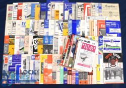 Collection of football match programmes, varied selection of clubs, 1952/53 Burnley v Arsenal (